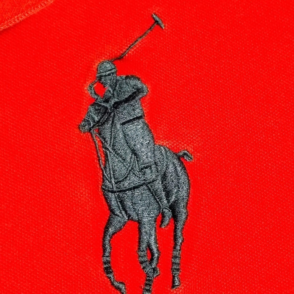 Polo Ralph Lauren USA American Flag Red Polo Shirt Mens Size M - Picture 3 of 10